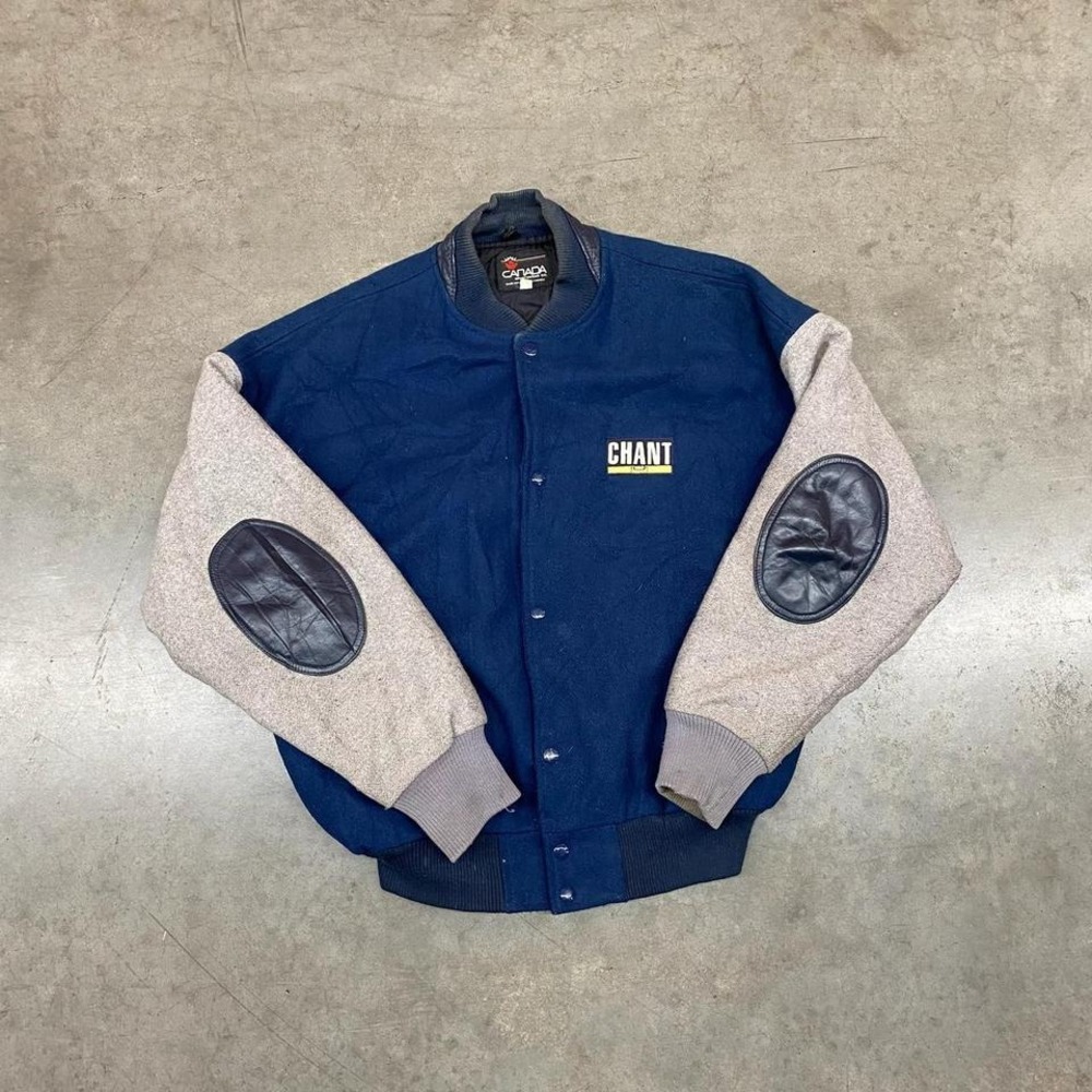 Canada Sportswear Co.Varsity Jacket Y2K Collegiate Letterman Wool Bomber Men's L